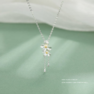 Collarbone Necklace Elegant Earrings High-grade Ring