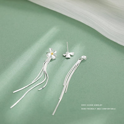 Collarbone Necklace Elegant Earrings High-grade Ring