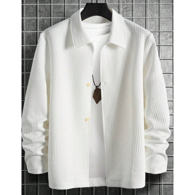 Men's Fashion Comfortable Solid Color Shirt Coat