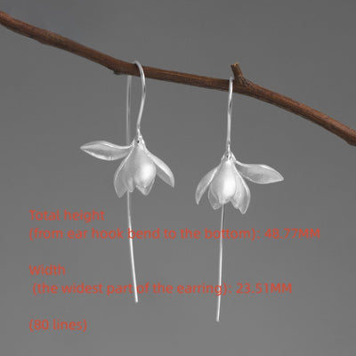 Simulation Flower S925 Sterling Silver Earring