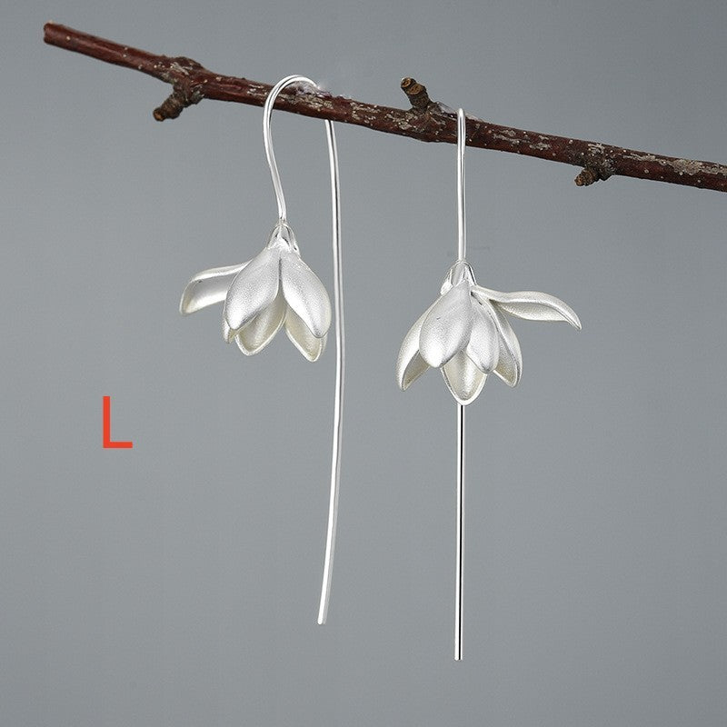 Simulation Flower S925 Sterling Silver Earring